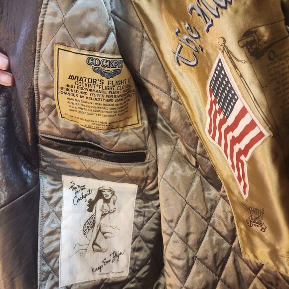 Cockpit leather jacket size XL - Picture 5 of 6